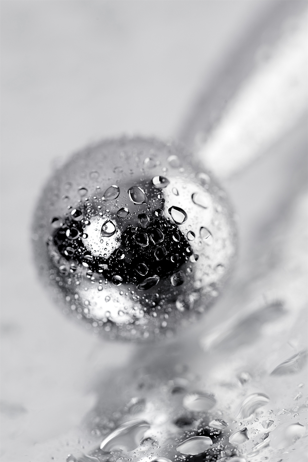 Уретральный плаг Toyfa Metal с ограничителем-шариком серебряный 9,5 см