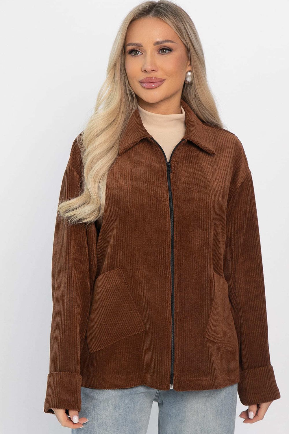 Жакет вельветовый Реджина (коричневый) Б14563-9М LT Collection