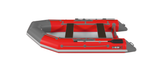 Лодка ПВХ X-River Rocky 375 НДВД + усиленное дно и баллон, красно-серый/фурнитура серая