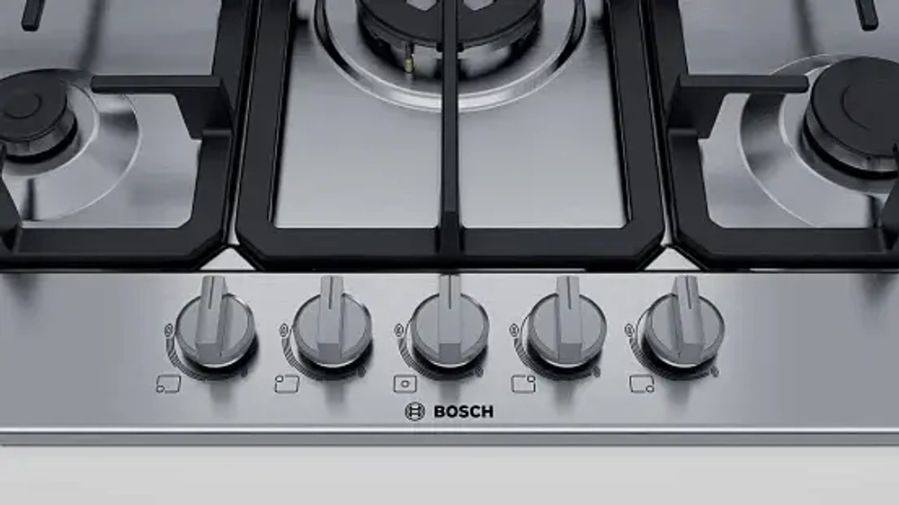    	 Встраиваемая газовая варочная панель Bosch PGQ7B5B90