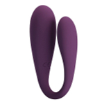 Фиолетовый вибратор для двоих Baile Pretty Love August BI-014582HP-1