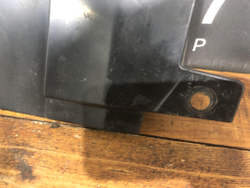 Пыльник бампера задний левый RAV4 IV (XA40) 15-19 Б/У Оригинал 5872442020