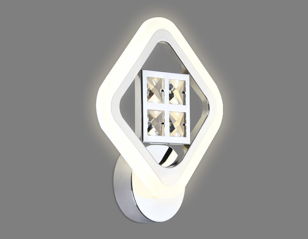 Ambrella Настенный светодиодный светильник с хрусталем Ice FA285