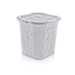 Многофункциональная корзина ажурная 15 лт белый