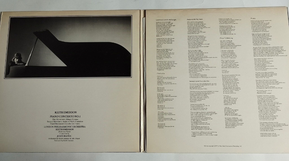 Винтажная виниловая пластинка LP Emerson Lake and Palmer Works (Volume 1) (Germany 1977)