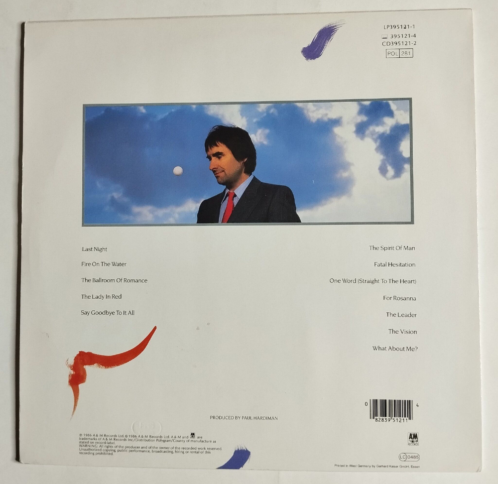 Винтажная виниловая пластинка LP Chris de Burgh Into The Light The Lady In Red (Germany 1986)