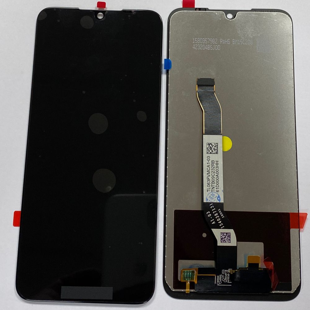 Дисплей для Xiaomi Redmi Note 8T в сборе с тачскрином Черный