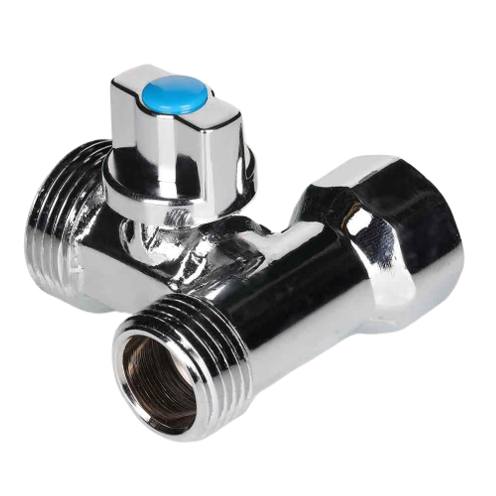 Кран ДСМ 3-х проход 1/2*3/4*1/2 VT.256.N.04