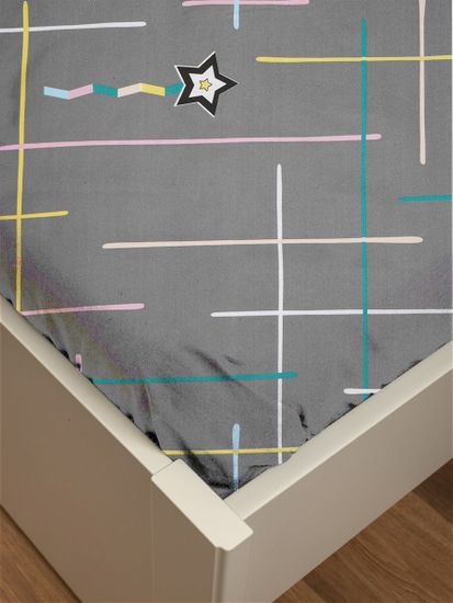 КПБ  Dinara , 1.5 спальный, 50х70, простыня 90х200х30. DOMTEKC