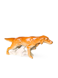 Фарфоровая статуэтка "Ирландский сеттер" ЛФЗ