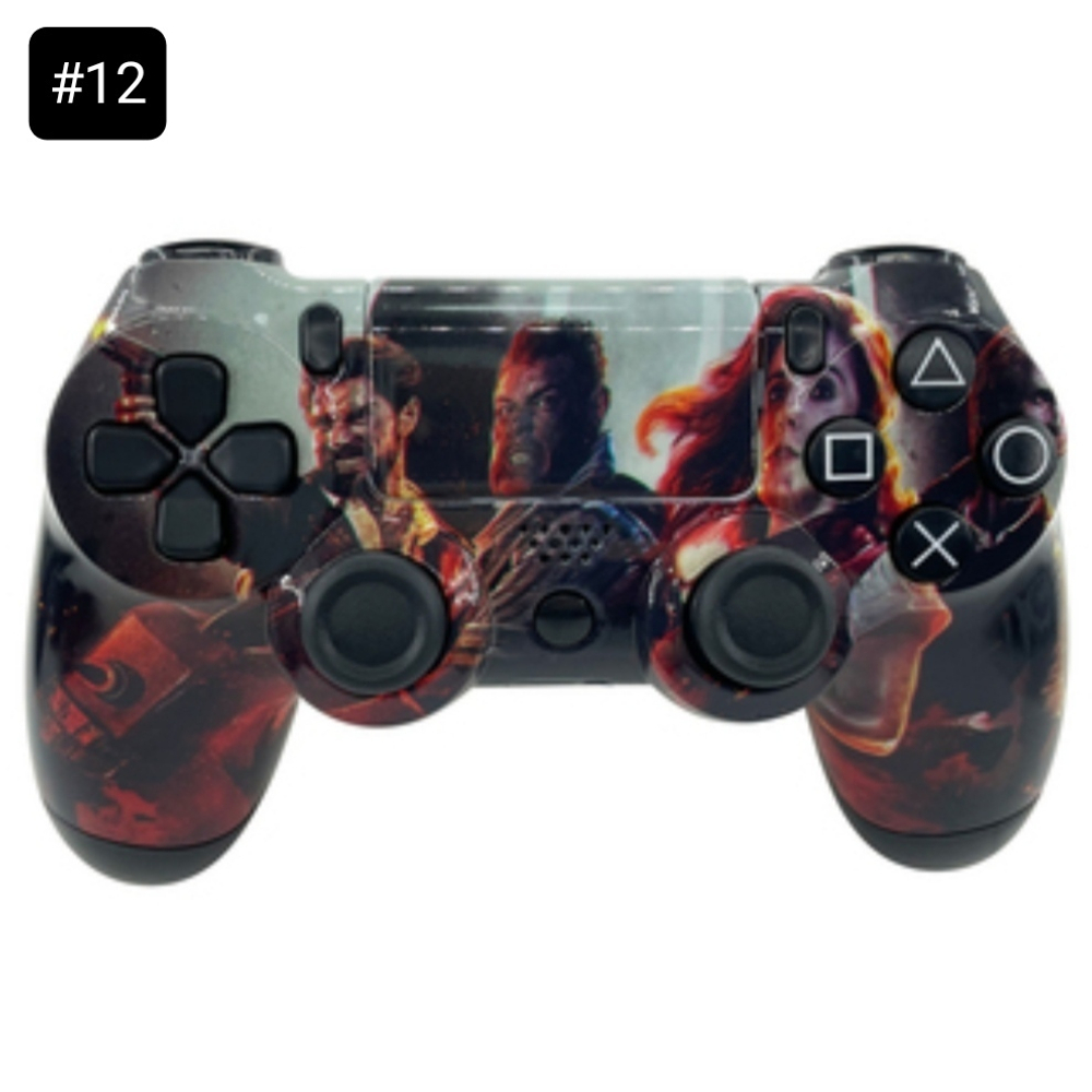 Беспроводной джойстик, геймпад с принтами Супергероев "Sony PS4 Dualshock 4v2" wireless controller 27 цветов (Реплика)