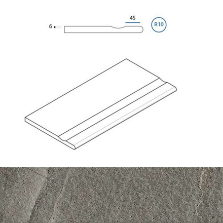 Фронтальная ступень CONTEMPORA X2 CARBON BOR. SVASATO ROUND (620090000226)