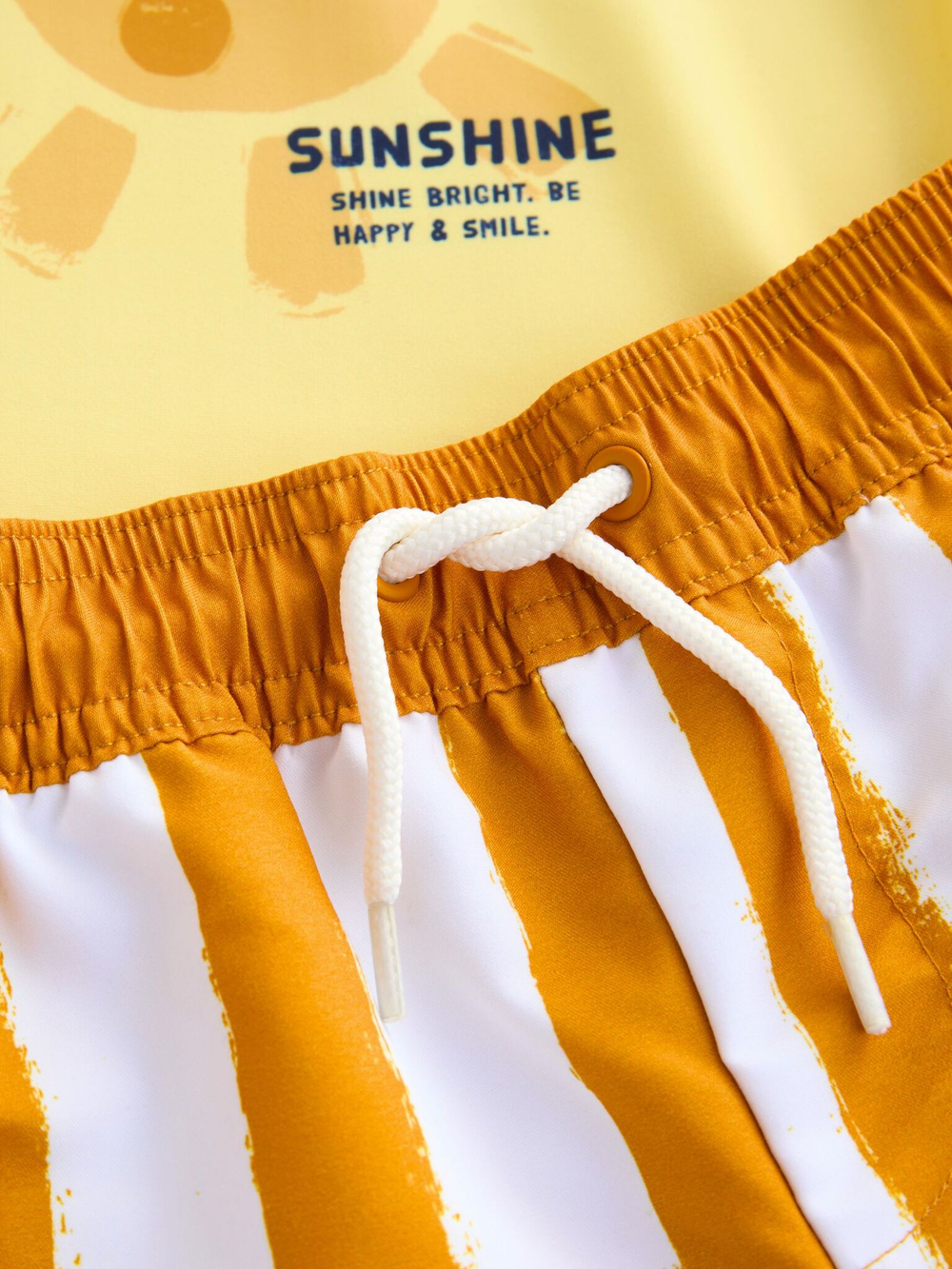 Костюм плавательный раздельный для мальчика Next E22-300, Желтый