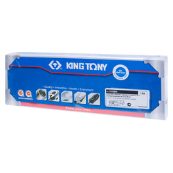 KING TONY (2540MR) Набор торцевых головок с принадлежностями 1/4", 6-гранные, 4-13 мм, 39 предметов