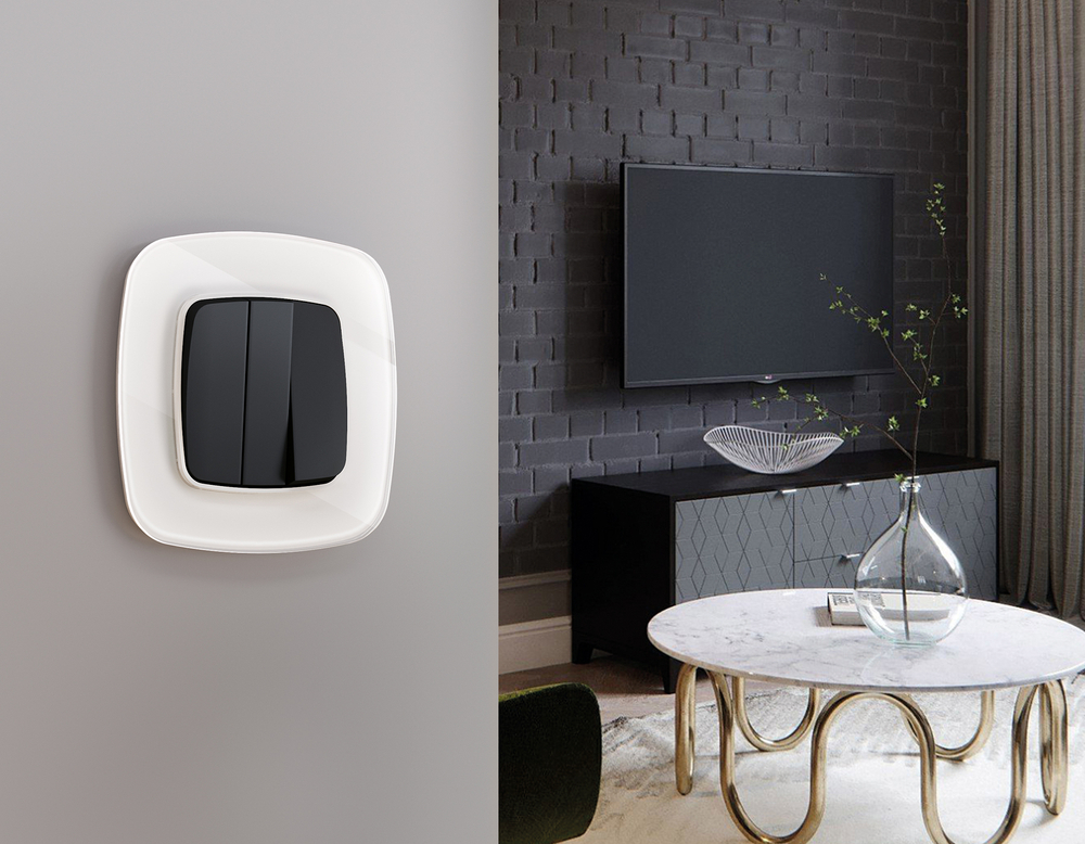 OF320104 Рамка OMEGA Radian (Белый Стекло органическое) 4-ая