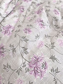 Простынь Сказка "Хризантемы" 240х215 см, перкаль