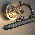 4917/8WL WALLI ODL22 489 бронзовый/металл/акрил Подсветка для картин LED 8W 3000К 410Лм DEGA