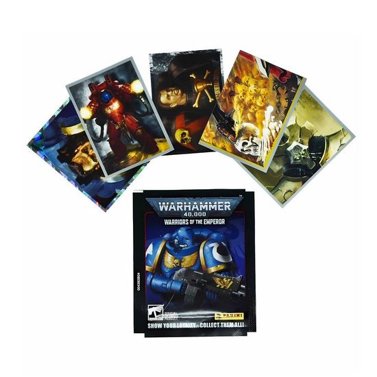 Бокс с наклейками Panini WARHAMMER 40 000, 50 пакетиков в боксе