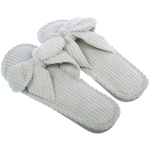 Тапочки женские домашние «COZY», цвет серо-голубой, р-р 36-37