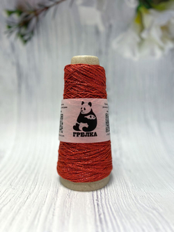 Пряжа хлопковая с люрексом