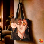 Сумка шоппер с принтом 19 дней однажды