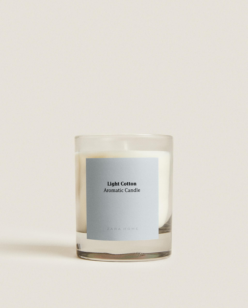 Zara Home - Ароматическая свеча light cotton, 200 г