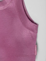 Летний кроп топ трикотажный детский варенка