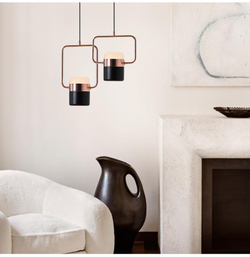 Подвесной светильник 9926P/1 black/copper