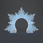 Светодиодная конструкция "Арка - Снежинка"