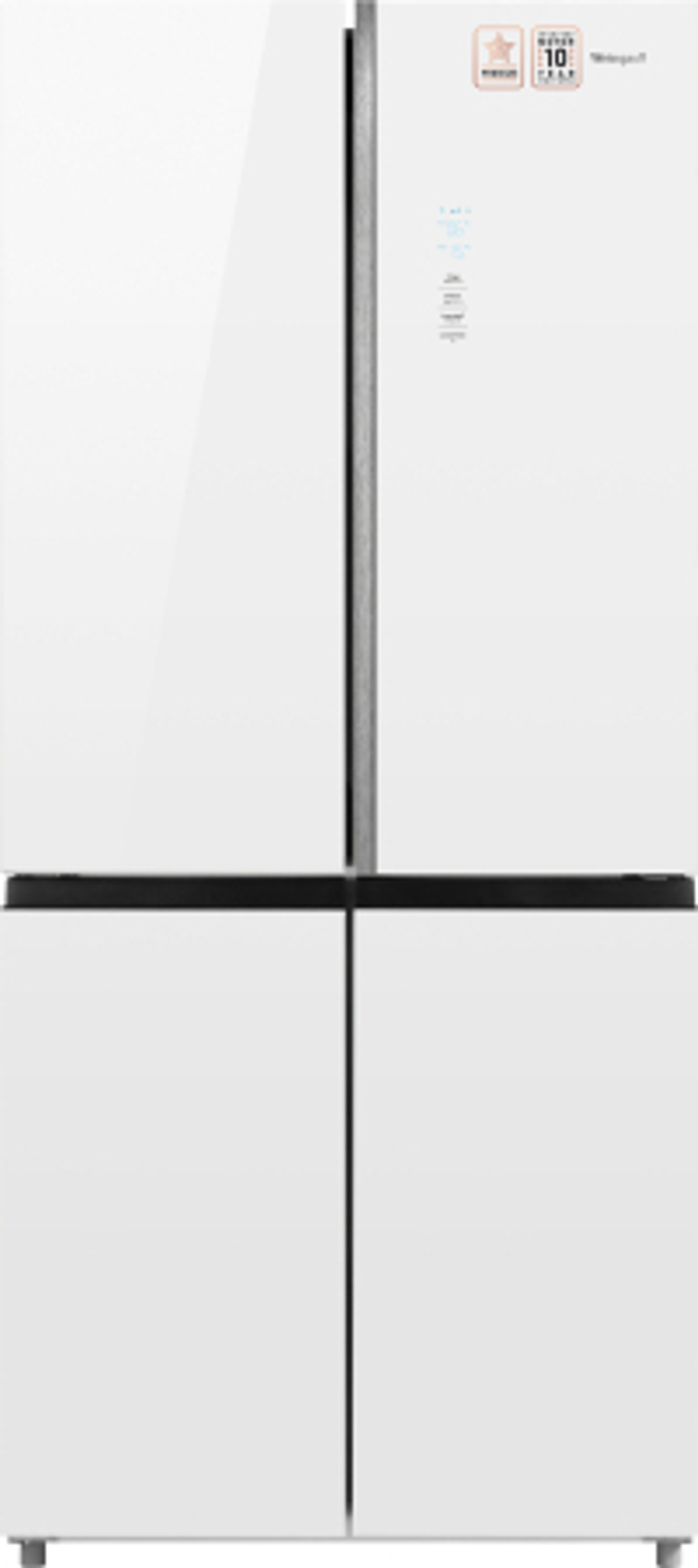Холодильник Weissgauff INVERTER NO FROST WHITE GLASS WCD 590