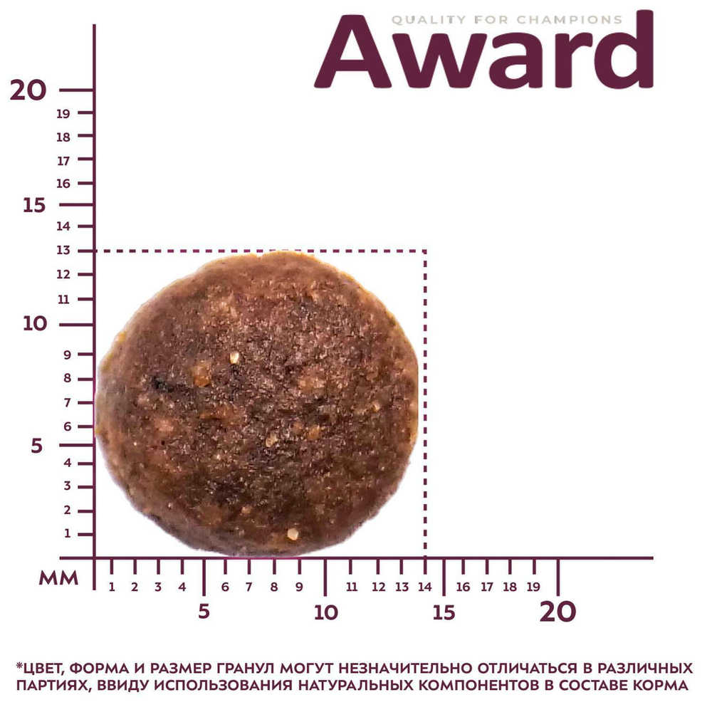 Корм  для щенков AWARD, 2 кг, индейка и курица