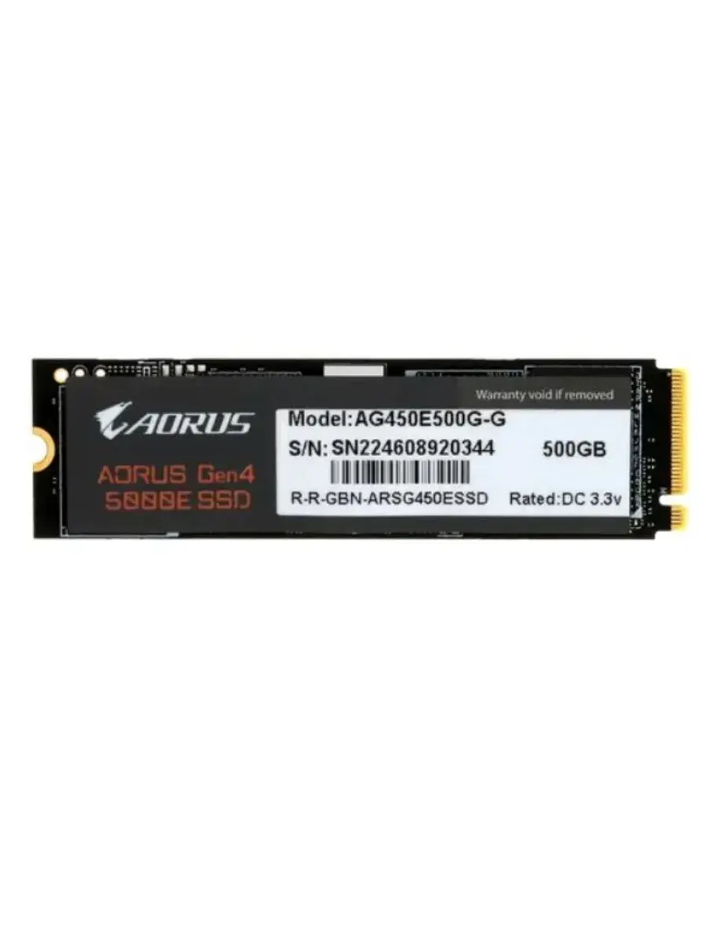 500 ГБ M.2 SSD накопитель AORUS Gen4 5000E AG450E500G-G