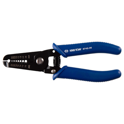 KING TONY (6742-06) Стриппер для зачистки изоляции и резки проводов, 160 мм