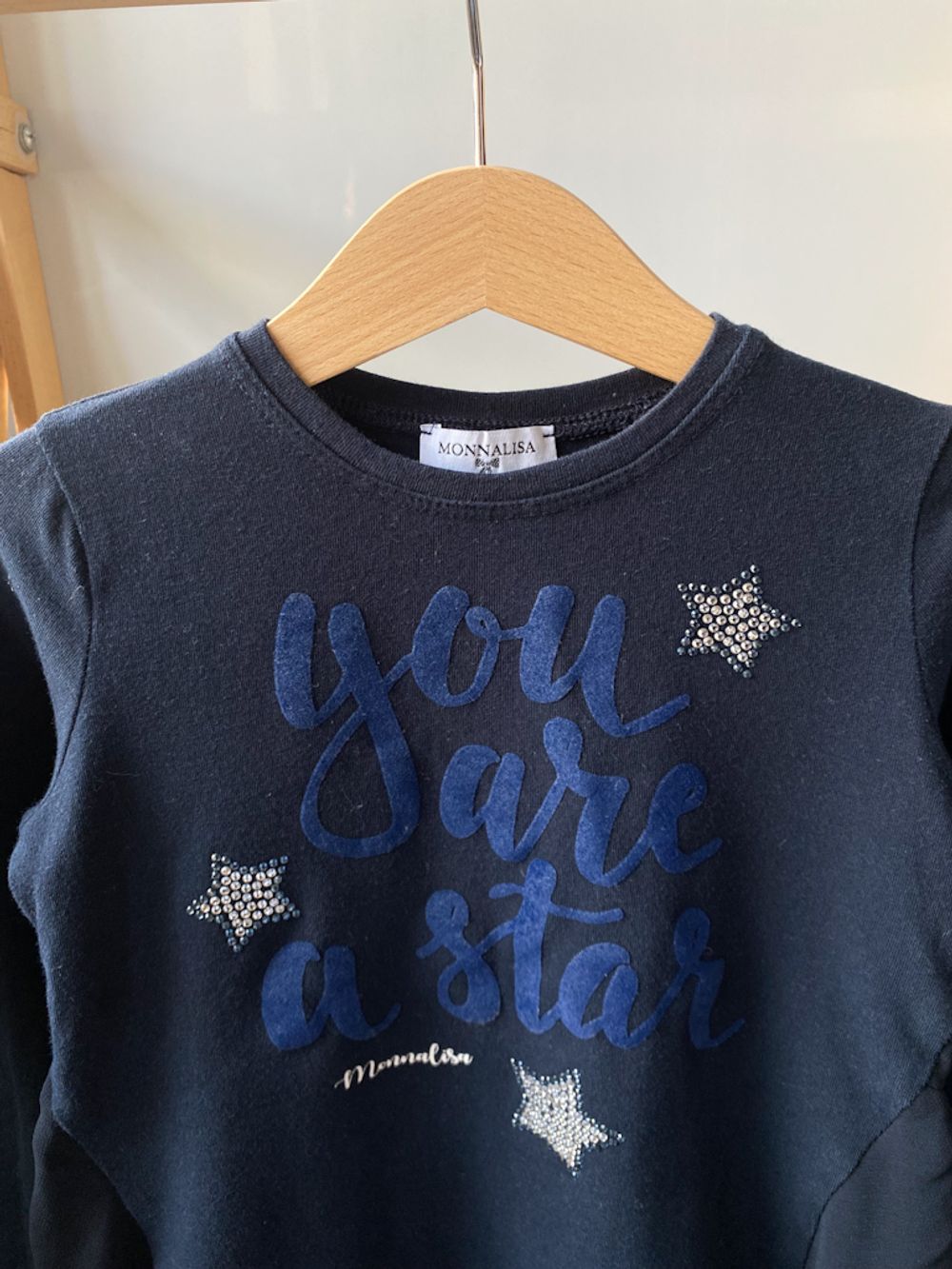 Хлопковая блузка Monnalisa, 116