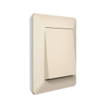 ATLASDESIGN AIR 1-постовая РАМКА, БЕЖЕВЫЙ/дымчатый белый