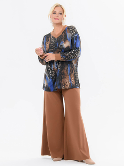 Туника-джемпер, принт Фантазия