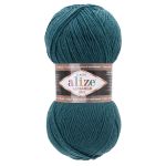 Пряжа Alize (Ализе) Lana Gold Fine / уп.5 мот. по 100 г, 390м, 294 тёмно-бирюзовый