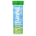Nuun, Daily Hydration, витамины, мандарин и лайм, 12 шипучих таблеток