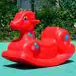 Качалка балансир Для Помещений «Оленёнок» Красный