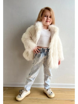 Шуба искусственная демисезонная