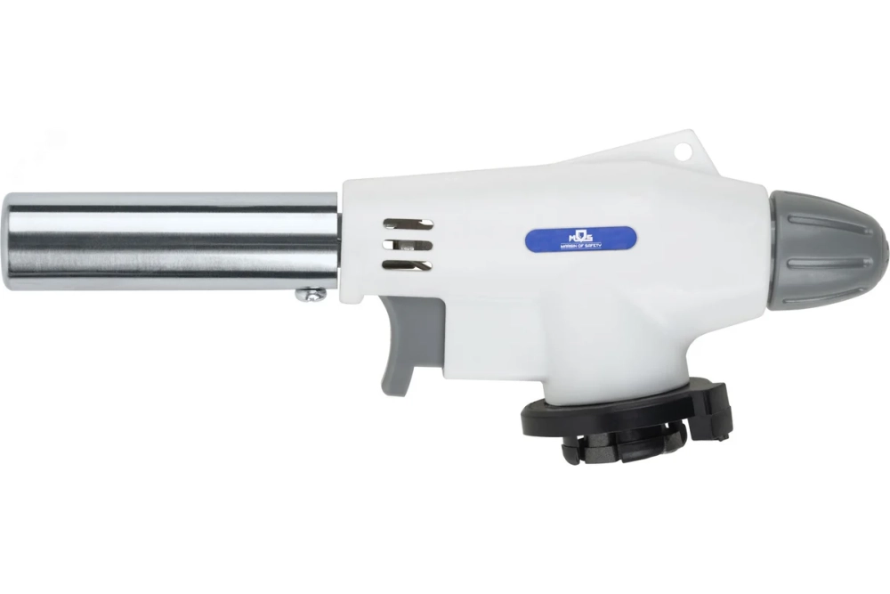 Горелка газовая на цанговый баллон MOS пласт.корпус, с пьезоподжигом, сопло 19 мм 67656М