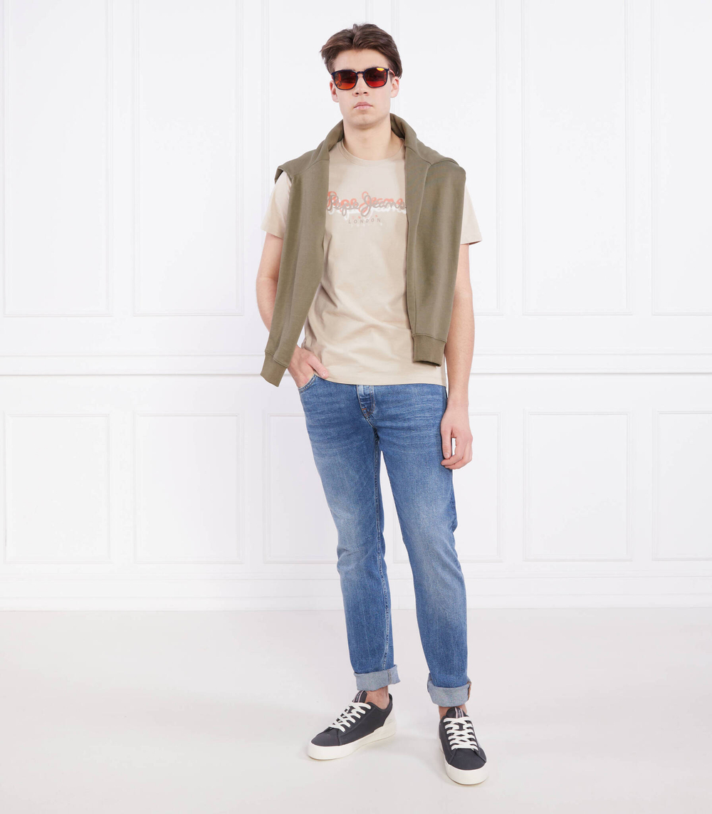 Футболка RICHME Pepe Jeans London - бежевый(PM508697)