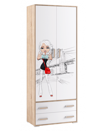 Шкаф БЛАНКА 2-х створчатый