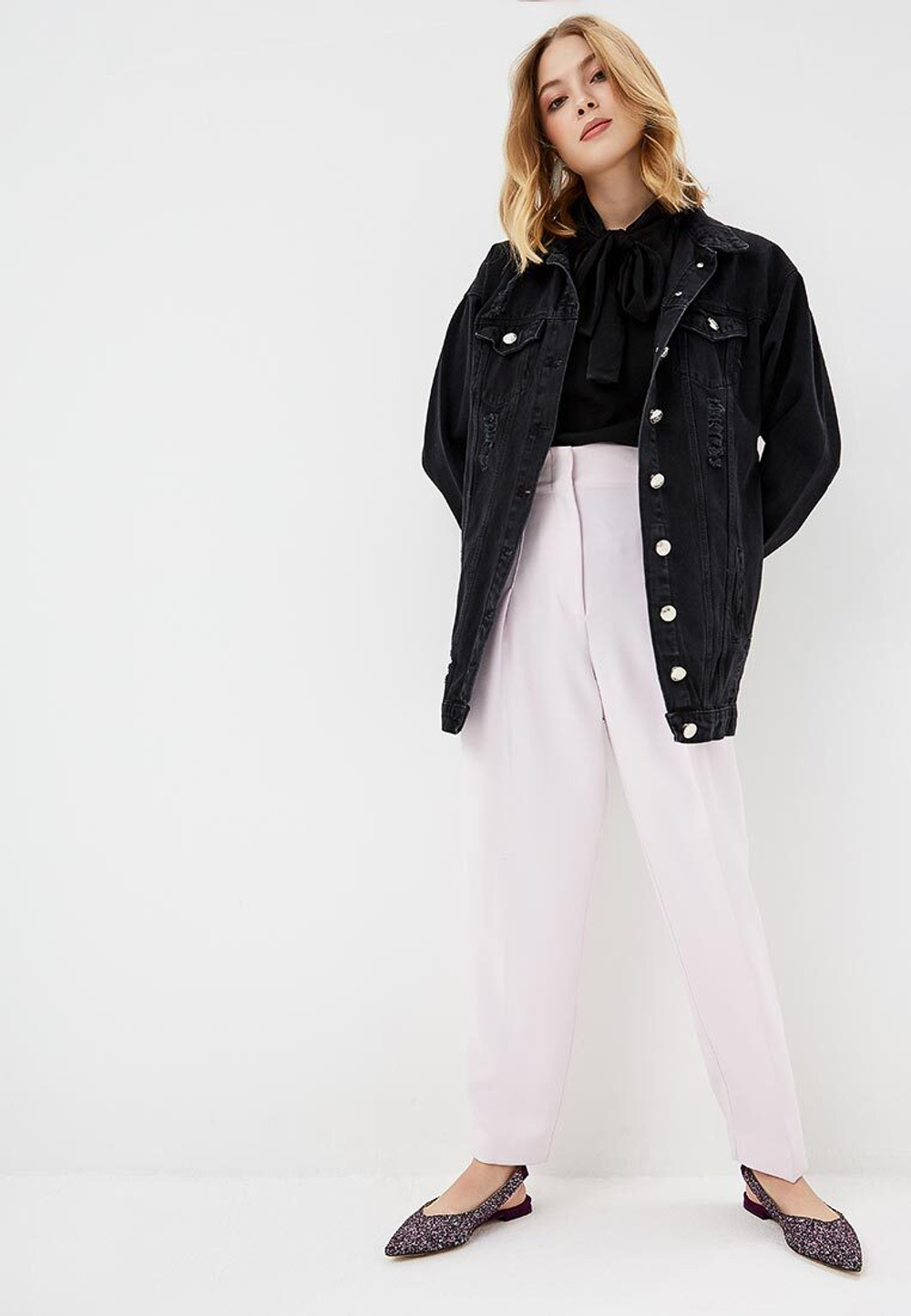 LIGVIANNI Джинсовая куртка Denim Jacket The Mask