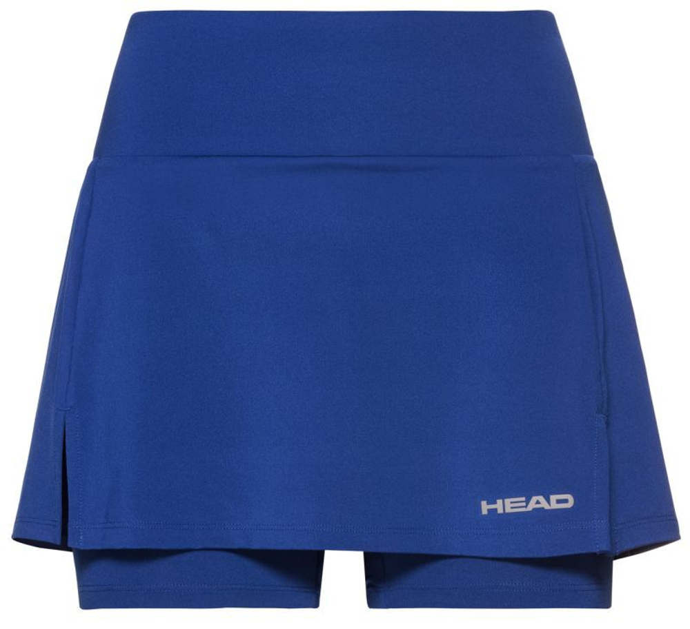 Юбка для девочки теннисная Head Club Basic Skort - небесный