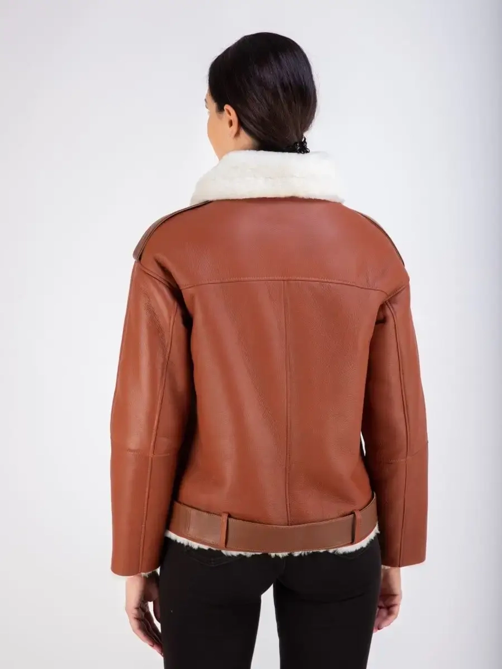 Дубленка женская натуральная зимняя