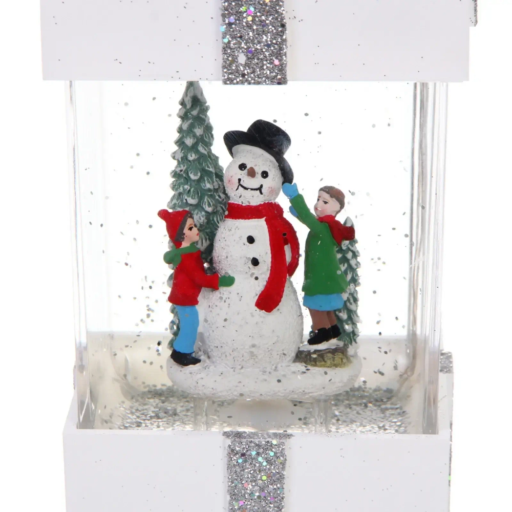 Сувенир с подсветкой «Волшебство» 10*10*18 см, белый (питание от USB и батареек)