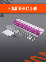 Дверной доводчик НОРА-М 830 Slider от 25 до 80 кг, со скользящей тягой, графит