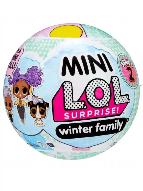 Куклы фигурки Лол Сюрприз в шаре Winter family оригинал