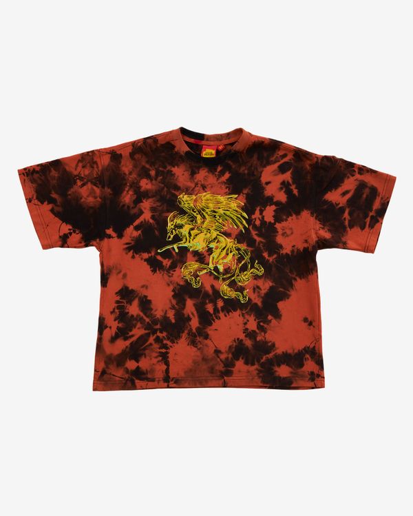 Футболка HELGI INGVARR Змей-Огненный волк Оранжевая - фото 1